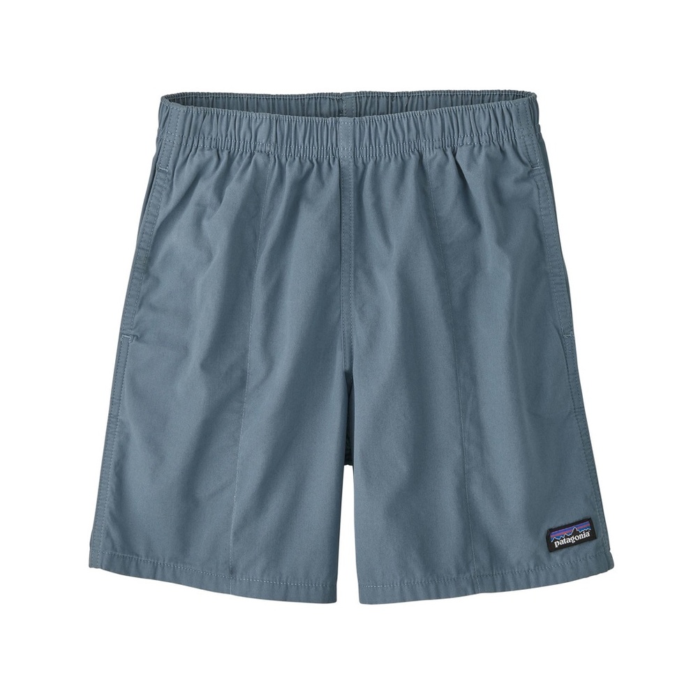 Patagonia Plume Grey Kids Baggies 7” Shorts - Youth Large